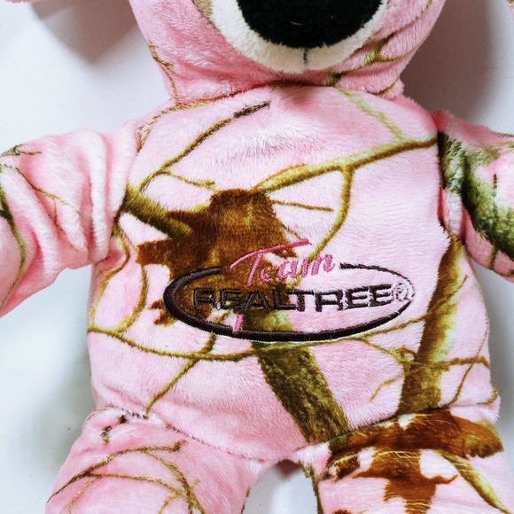 Team RealTree Plush Bear Camouflage Bunny Rabbit Ears Camo Wild Bass Pro Shops - Picture 3 of 9